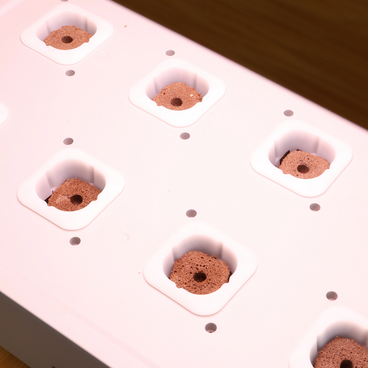Hydroponik System Indoor - 12 Pflanzlöcher, 24 W LED Vollspektrum
