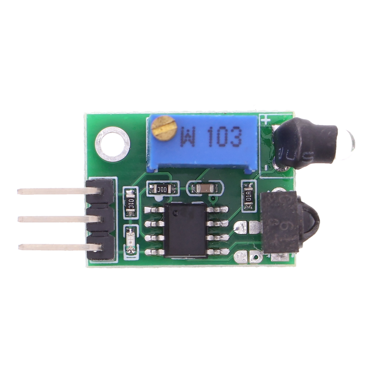 Sensor infrarrojo IR ajustable de distancia 3-100cm, sensor de detección de obstáculos