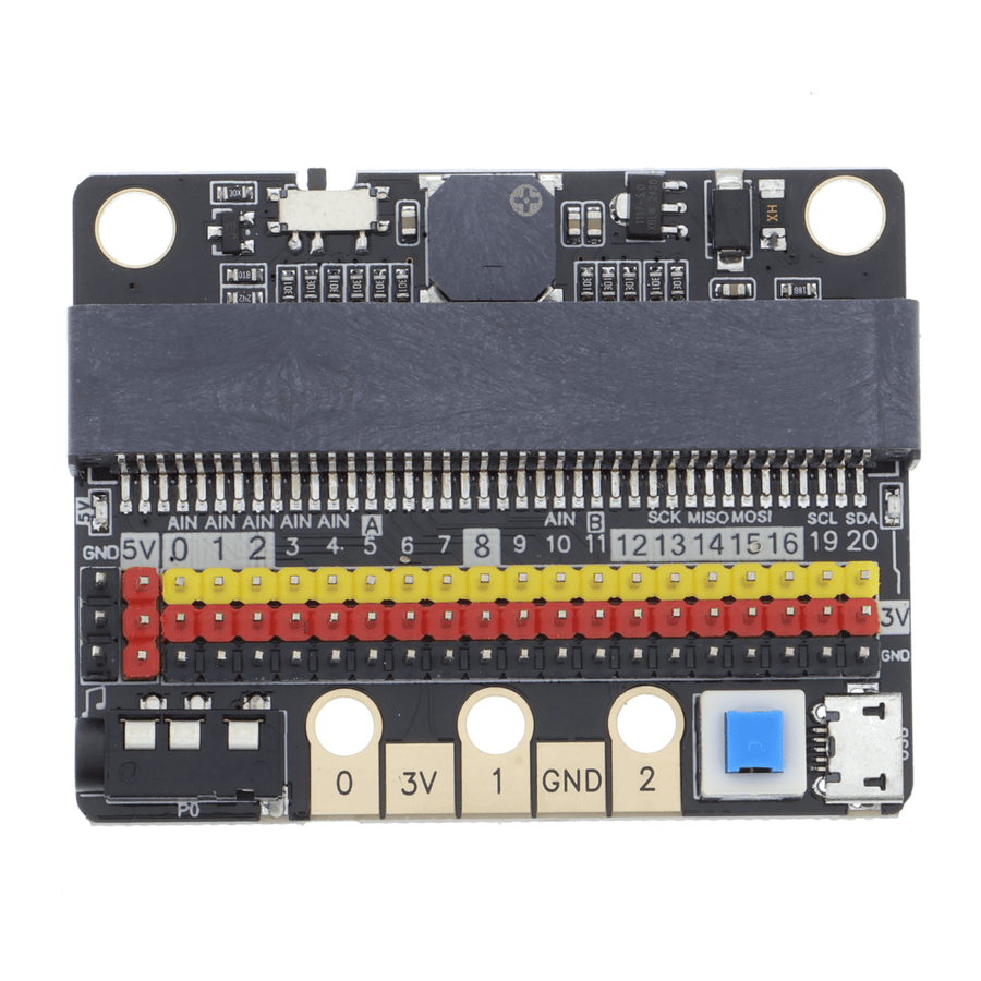 IO BIT V2.0 Erweiterungsplatine für micro:bit - GVS-Anschlüsse, Buzzer - F25111155 - Funduino