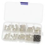 JST Steckerkit - 230 Teile, 2P bis 5P, Raster 2,54 mm