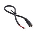 DC socket with cable - 5.5 x 2.1 mm, bare ends