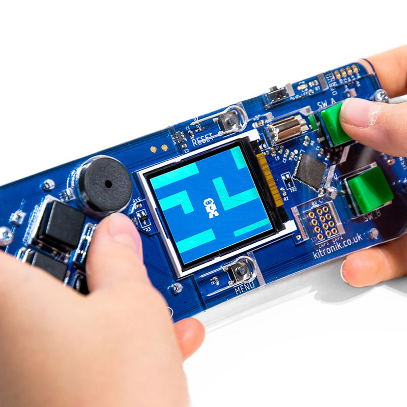 Kitronik ARCADE per l'editor MakeCode Arcade