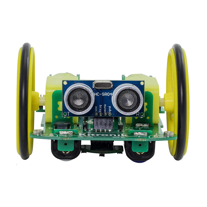 Kitronik robot platform for Pico - buggy with line follower and ultrasonic sensor