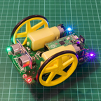 Kitronik robot platform for Pico - buggy with line follower and ultrasonic sensor