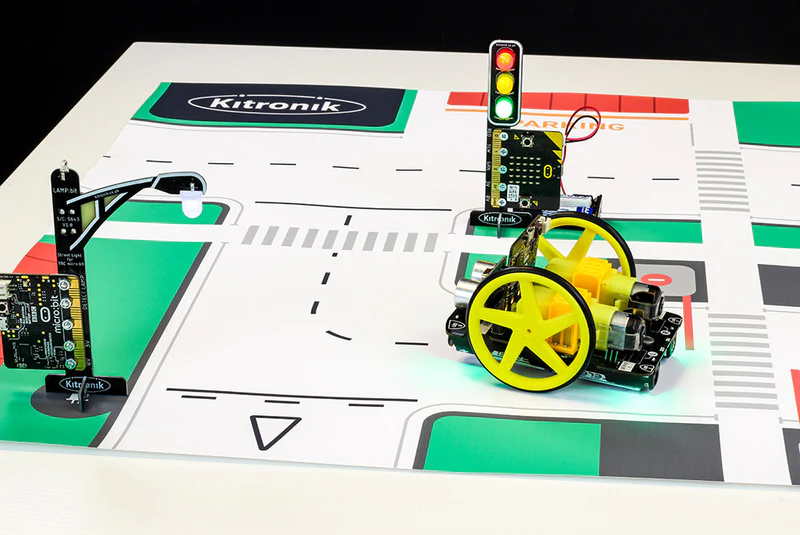 Kitronik :MOVE-Mat con schede per il tracciamento delle linee e delle attività – formato A1