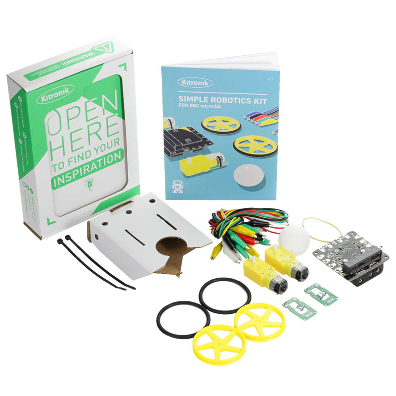 Kit de robótica sencilla Kitronik para BBC micro:bit