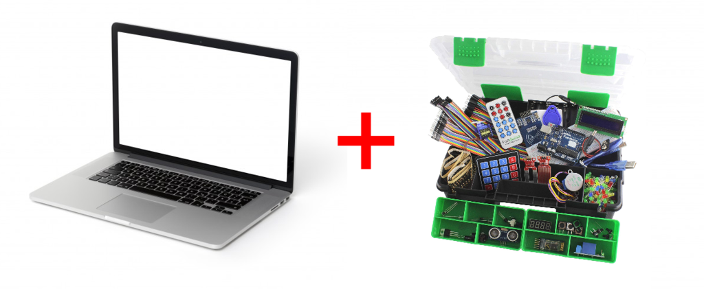 Équipement de salle de classe - Postes de travail complets pour Arduino avec ordinateur portable et kit d’apprentissage