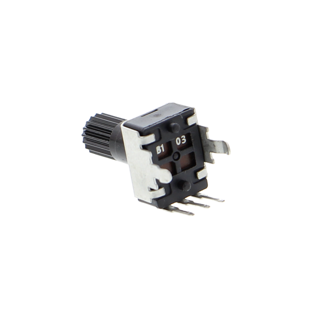 Drehpotentiometer 10 kOhm - Kohlefilm, Achse 6 mm, bis 30 V