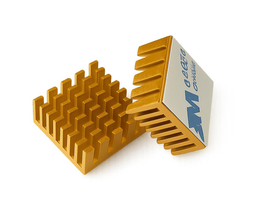 Kühlkörper 20 x 20 x 10 mm - selbstklebend, für Motortreiber