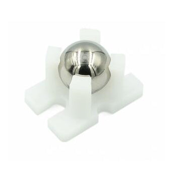 Kugelrolle Mini - Ø 12 mm Stahlkugel, wartungsfrei