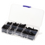 M2.5 spacer set - plastic, 6-20 mm, 180 pieces
