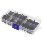 M2.5 spacer set - plastic, 6-20 mm, 180 pieces
