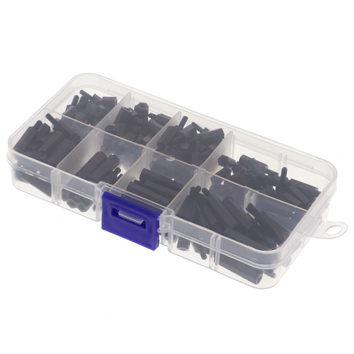 Kit d’entretoises en plastique M2,5 de 6-20mm, 180 pièces