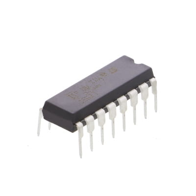 L293D motor driver IC - 4 channels, up to 36 V, 600 mA, DIP-16