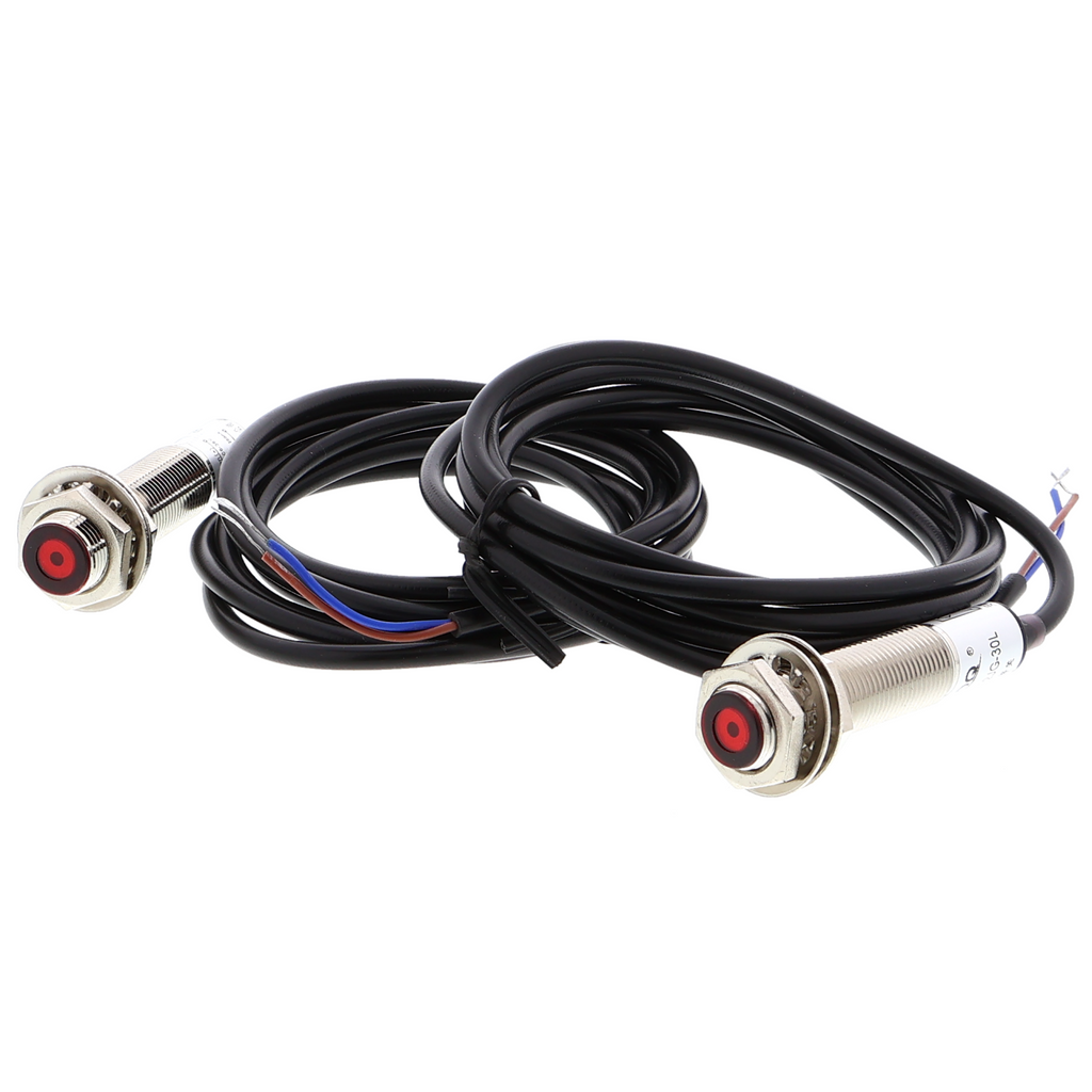 Laserlichtsluis M12JG-30N1 - NPN, waterdicht, 20 meter