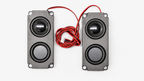 Luidsprekerset in behuizing 5W 8Ohm stereo / 2.54mm JST-stekker