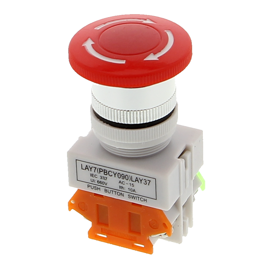 LAY37-11ZS (PBCY090) - Interrupteur d'arrêt d'urgence