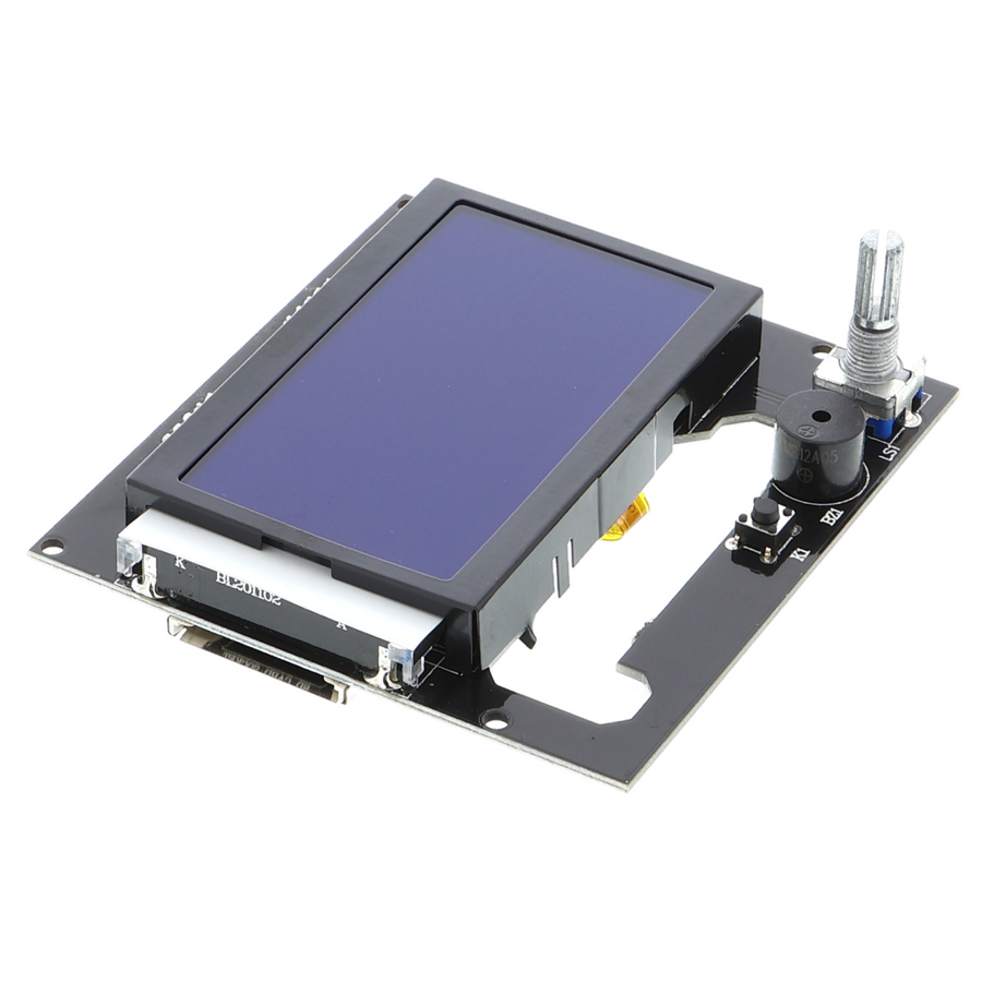 LCD 12864 3D-printerdisplay smart controller voor RAMPS1.4 - zwart