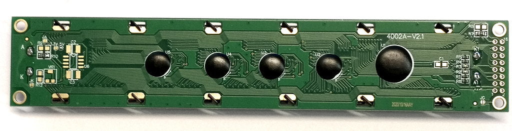 4002 A LCD Display - 2 Zeilen à 40 Zeichen, 5 V, grün