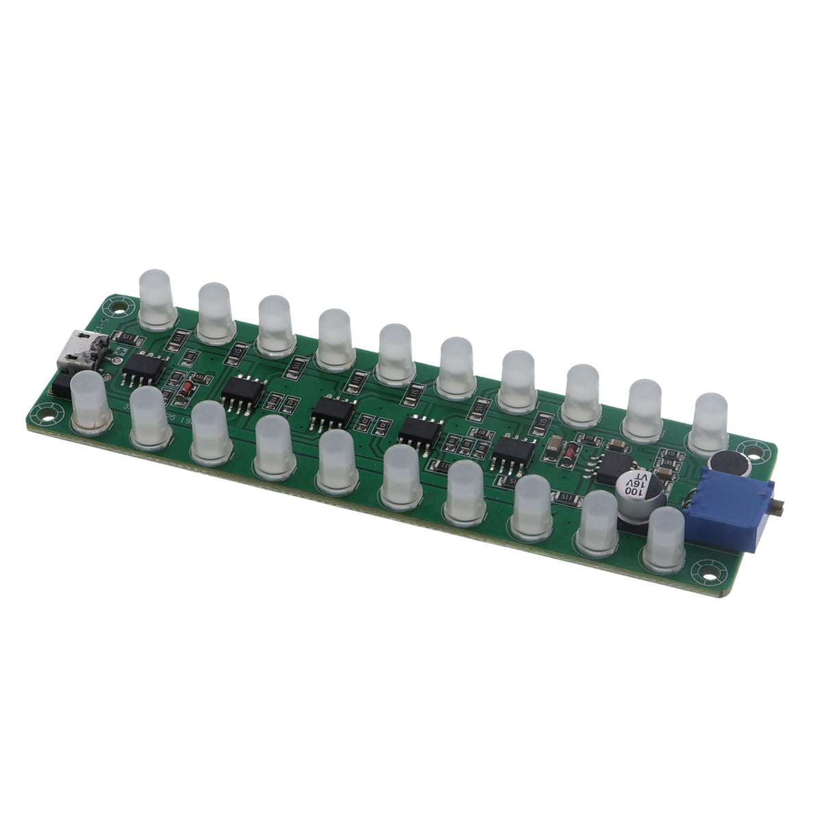 Indicador de nivel de audio LED / medidor de volumen - azul