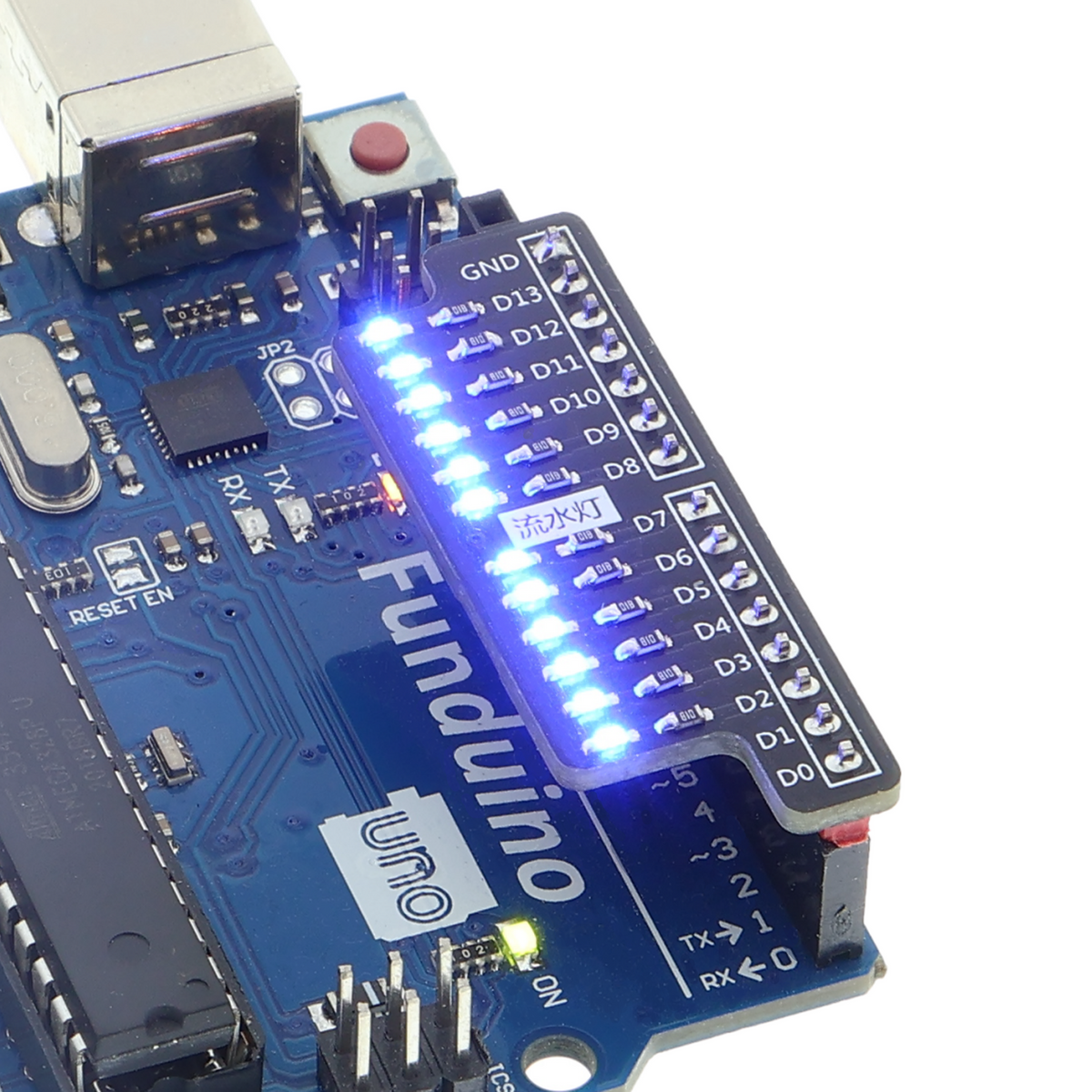 LED-digitale poorttester compatibel met Arduino UNO en Mega