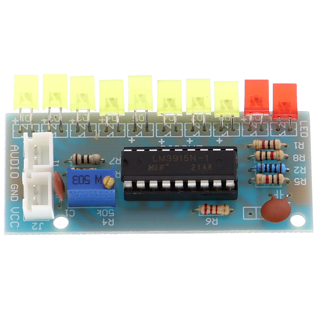 LED-volumemeter - 10 LED's, LM3915