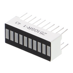Barre de LED / bargraphe à LED avec 10 segments 10x rouges