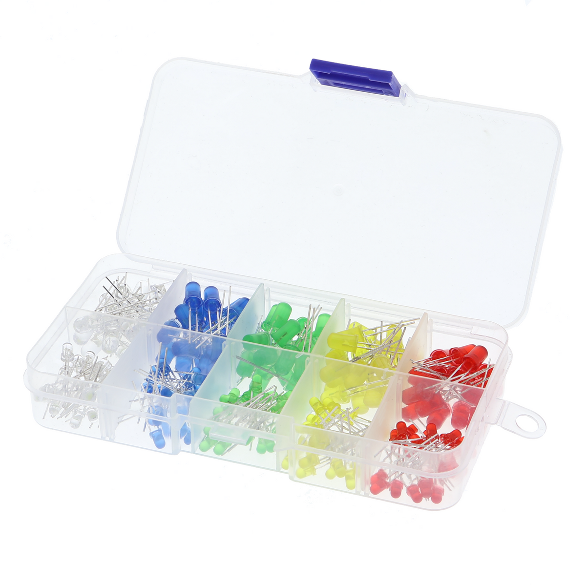 LED-assortiment - 200 stuks, 20 per kleur, 3mm en 5mm