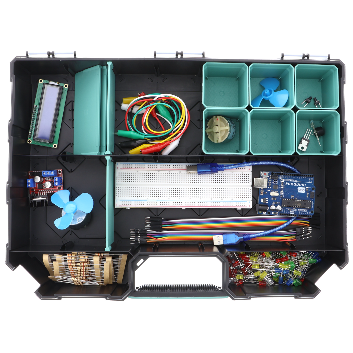Funduino NWT Learning Kit - with UNO R3, for T-Time 5 training