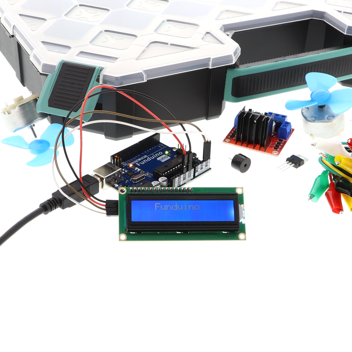 Funduino NWT Learning Kit - with UNO R3, for T-Time 5 training