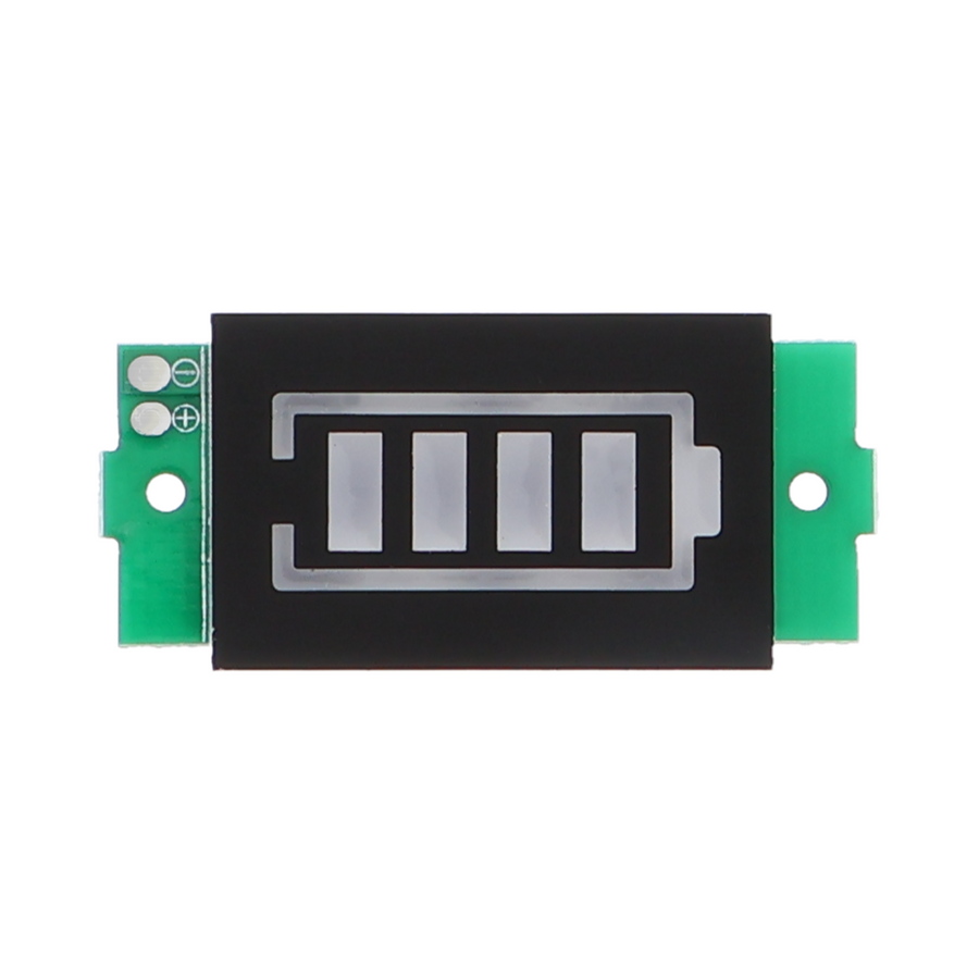 Lithiumbatterijcapaciteits- / laadindicator LCD