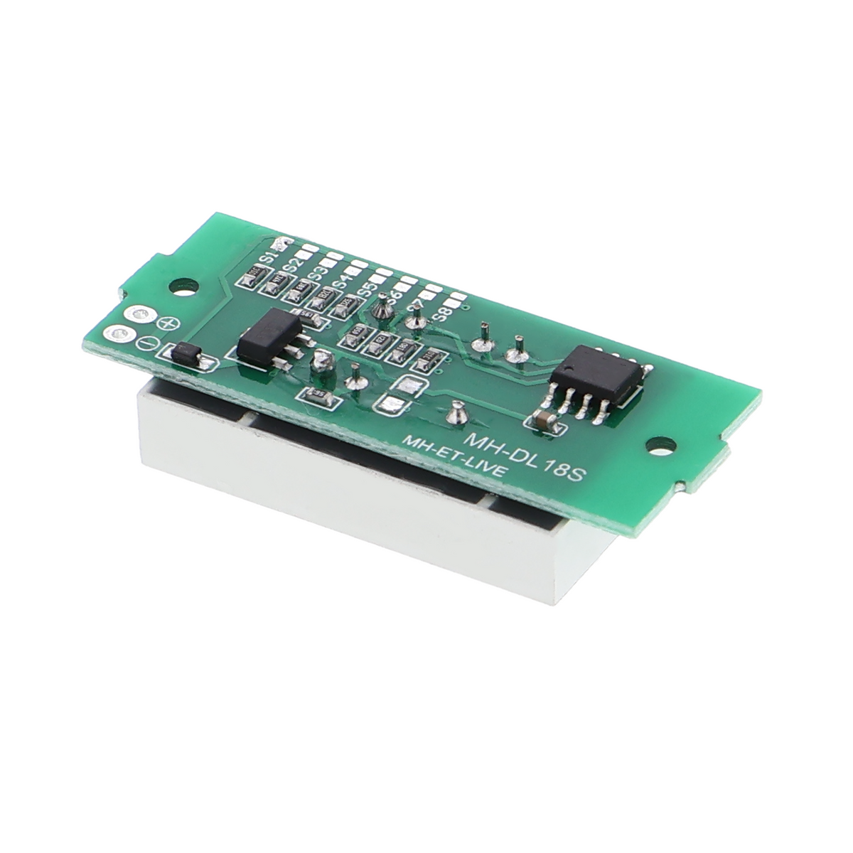 Lithiumbatterie 3 Ah - 3,7 V, LCD-Ladungsanzeige, Schutzmodul