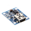 Cargador de baterías de litio - chip TP4056, 4,5 ~ 5,5 V, máx.1 A, Mini-USB