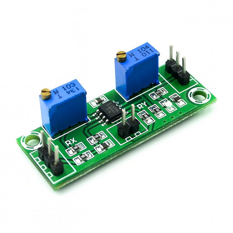 LM358 doppio amplificatore operazionale su PCB