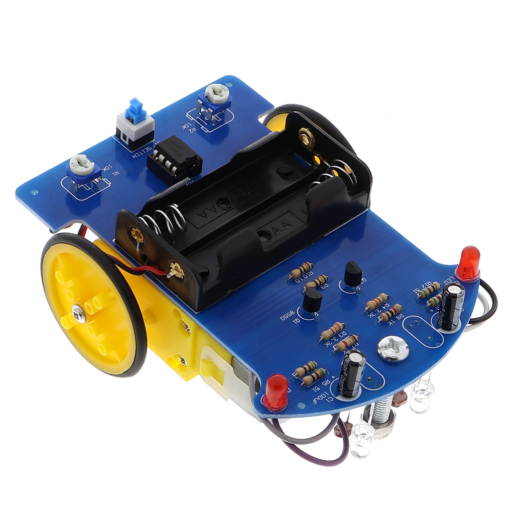 Esercizio di saldatura - D2-1 Smart Car per il rilevamento delle linee