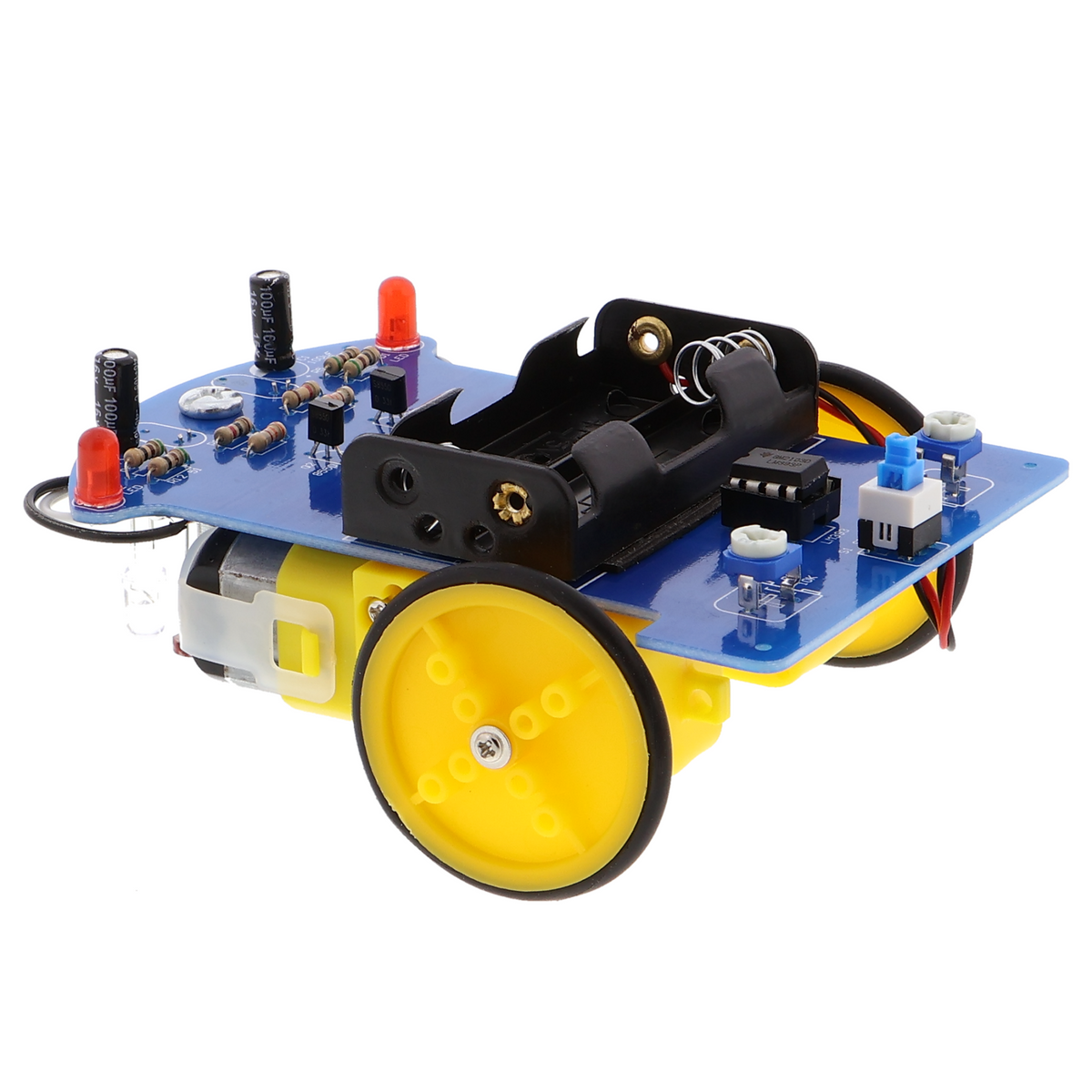 Esercizio di saldatura - D2-1 Smart Car per il rilevamento delle linee