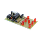 Lötbausatz Elektronischer Würfel ICSK057 A - NE555, CD4017, 6 LEDs