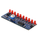 Kit per esercitazioni di saldatura con sequenza luminosa per tecnologia SMD e THT - con NE555 e CD4017