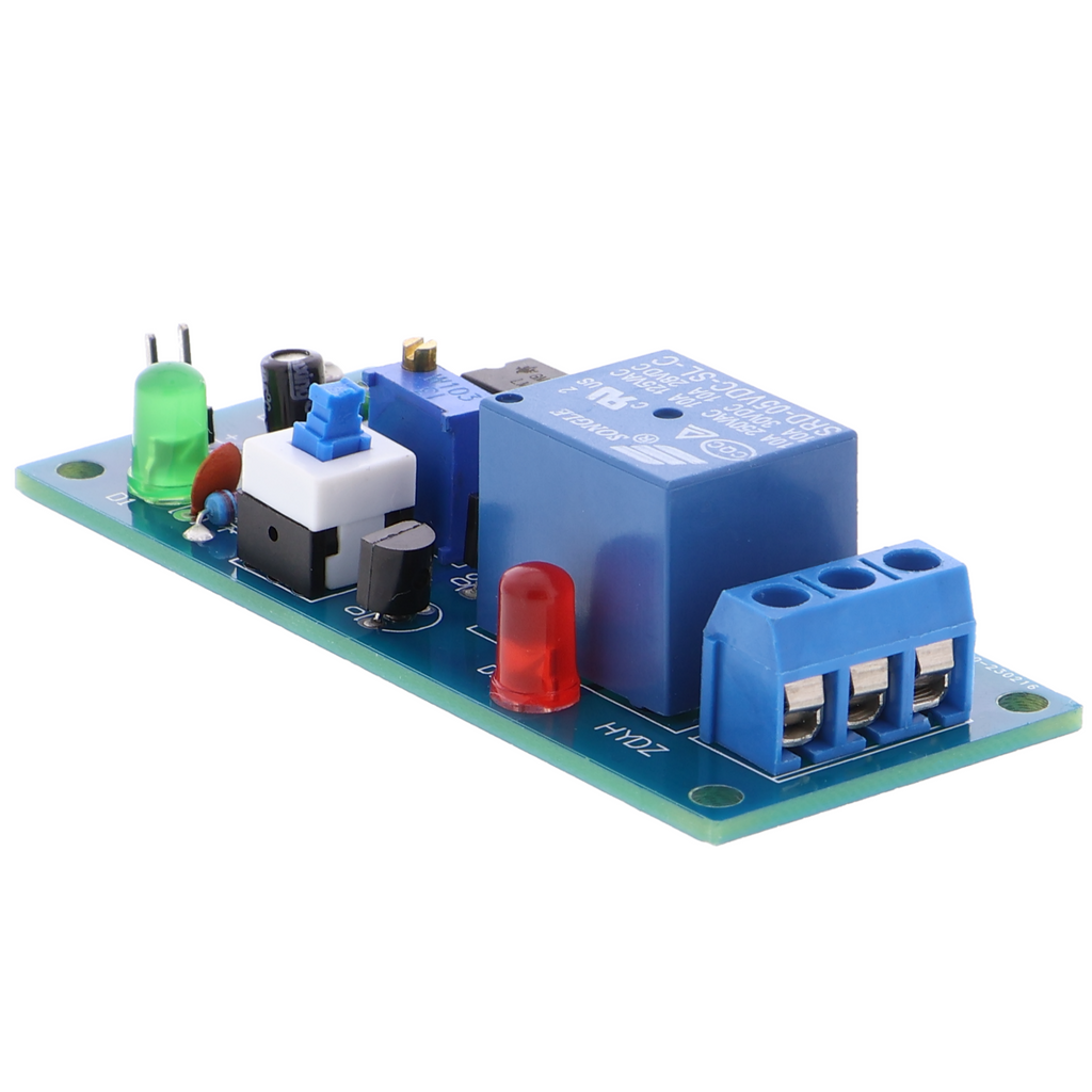 Soldering practice light-dependent circuit - 5 V relay, photoresistor