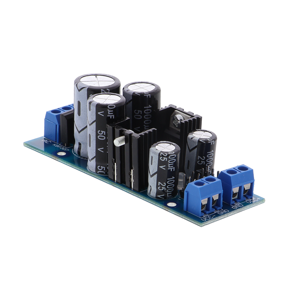 Exercice de soudage : régulateur de tension AC 5 - 12 V vers DC 5V / 12V, sortie à 2 canaux (LM7805 + L7905)