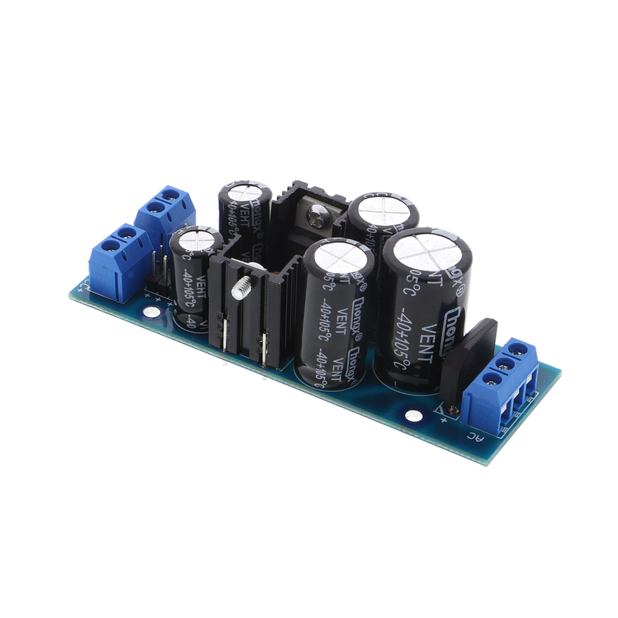 Exercice de soudage : régulateur de tension AC 5 - 12 V vers DC 5V / 12V, sortie à 2 canaux (LM7805 + L7905)