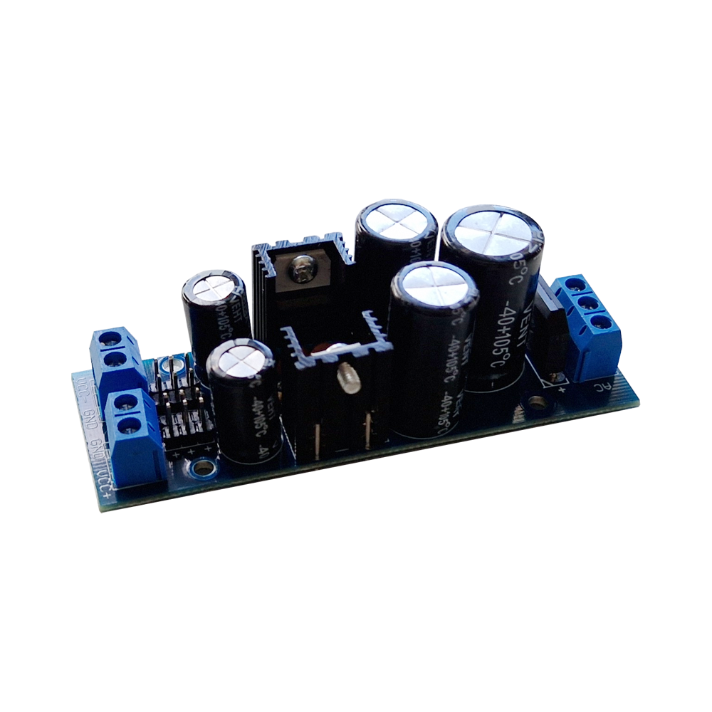 Exercice de soudage : régulateur de tension AC 5 - 12 V vers DC 5V / 12V, sortie à 2 canaux (LM7805 + L7905)