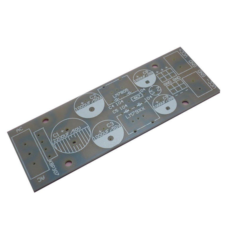 Exercice de soudage : régulateur de tension AC 5 - 12 V vers DC 5V / 12V, sortie à 2 canaux (LM7805 + L7905)
