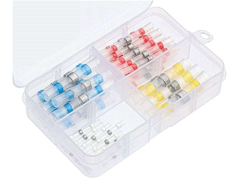 Lötverbinder Set - 50 Stück, 4 Größen, 0,5-4 mm²