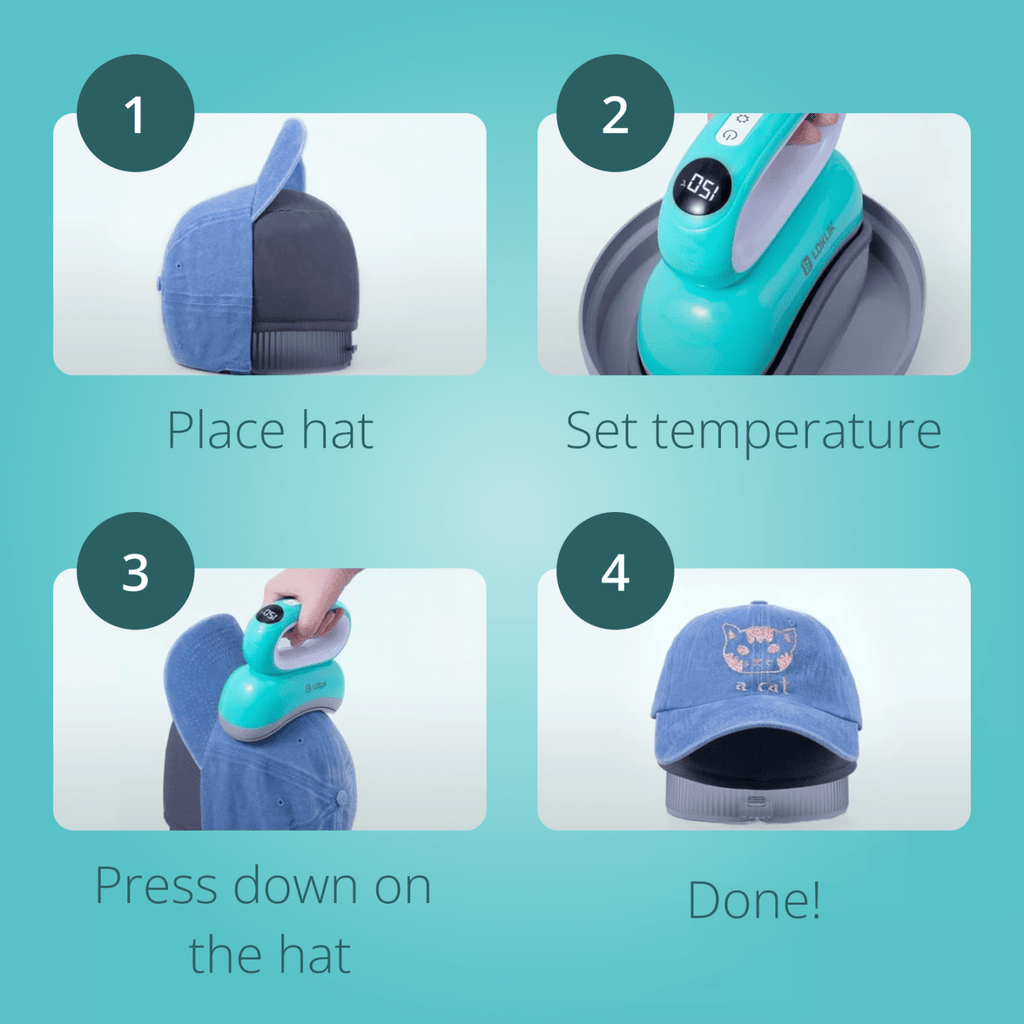 LOKLiK ImPress Hat - Hutpresse bis 200 °C, 600 s - F23110597 - Funduino