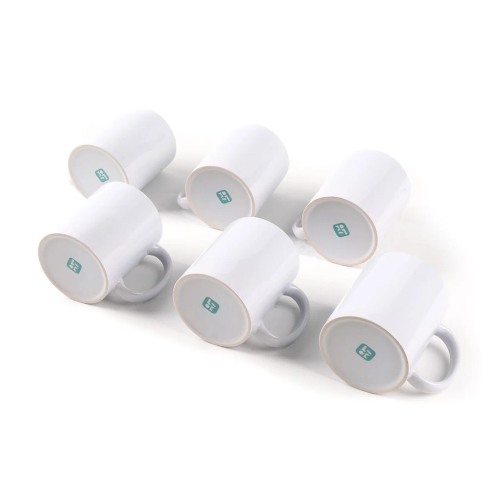 LOKLiK Sublimationstasse - 6er Pack, 325 ml, blanko