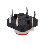 Master-10 pièces. Boutons-poussoirs LED à courte course 12V, 12x12 mm - couleurs diverses