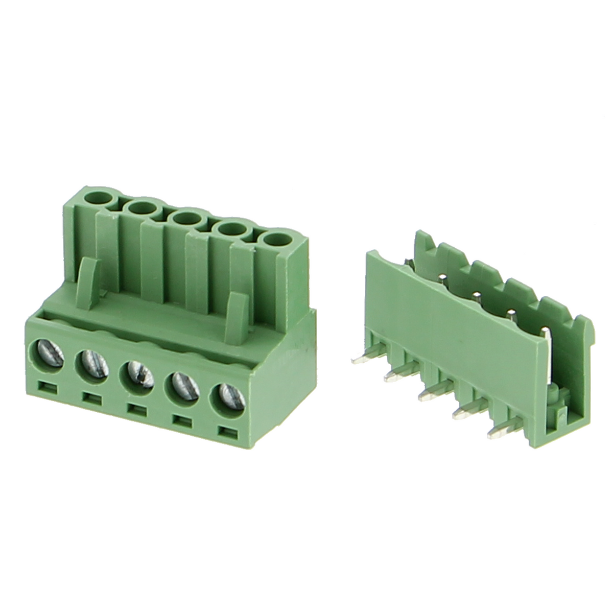 Schraubklemmenblock 2EDG - 10 Stück, 5,08 mm, 2- bis 6-polig