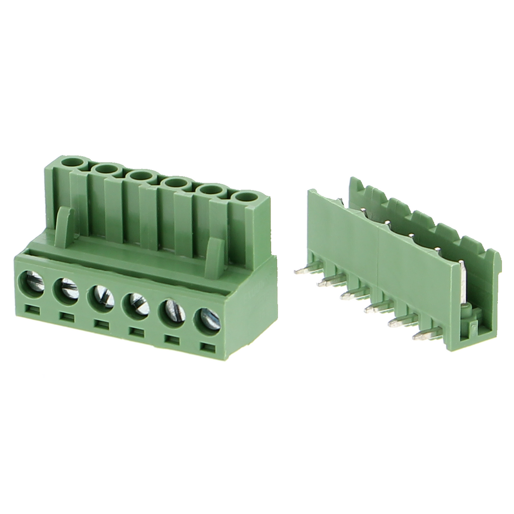 Schraubklemmenblock 2EDG - 10 Stück, 5,08 mm, 2- bis 6-polig