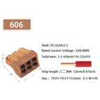 PCT602-608 Verbindungsklemme - 20 Stück, 32 A / 400 V, 1,5-4 mm², zwei- bis achtfach